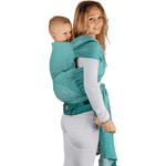Ombre Green Preschool LennyHybrid Half Buckle by LennyLamb - Half Buckle CarrierLittle Zen One5907557762151