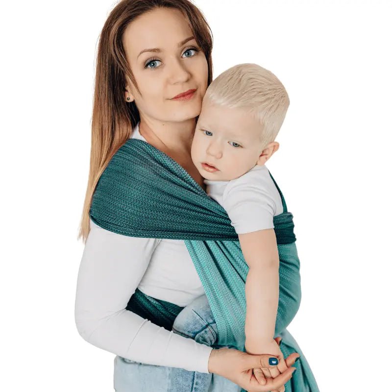 Ombre Green Woven Wrap by LennyLamb - Woven WrapLittle Zen One5907557759687