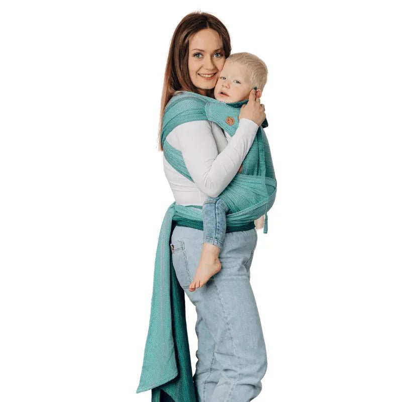 Ombre Green Wrap - Tai Mei Tai by LennyLamb - Mei TaiLittle Zen One5907557759830