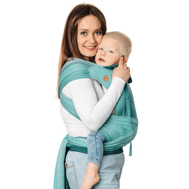 Ombre Green Wrap - Tai Mei Tai by LennyLamb - Mei TaiLittle Zen One5907557759830
