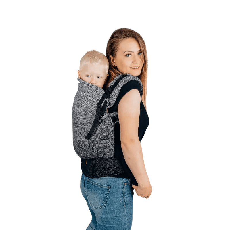 Ombre Grey LennyPreschool Carrier by LennyLamb - Buckle CarrierLittle Zen One5907557754033