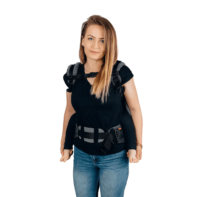 Ombre Grey LennyPreschool Carrier by LennyLamb - Buckle CarrierLittle Zen One5907557754033