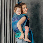 Peacock's Tail Fantasy Preschool LennyHybrid Half Buckle by LennyLamb - Half Buckle CarrierLittle Zen One5907557762168