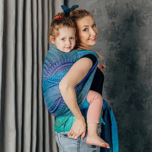 Peacocks Tail Fantasy Preschool LennyHybrid Half Buckle