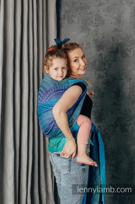 Peacocks Tail Fantasy Preschool LennyHybrid Half Buckle