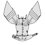 Peacock's Tail Provance LennyHybrid Half Buckle by LennyLamb - Half Buckle CarrierLittle Zen One5907557751834