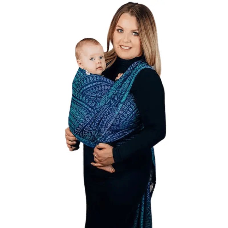 Peacock's Tail Provance Woven Wrap by LennyLamb - Woven WrapLittle Zen One5907557726276