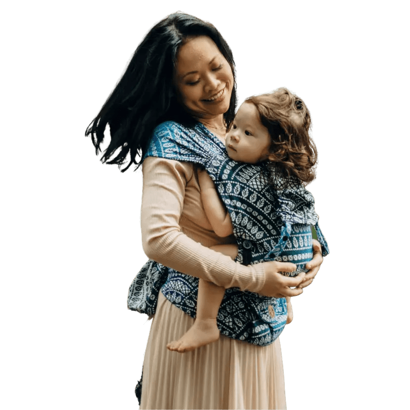 Peacock's Tail Sea Angel LennyHybrid Half Buckle by LennyLamb - Half Buckle CarrierLittle Zen One5907557780377