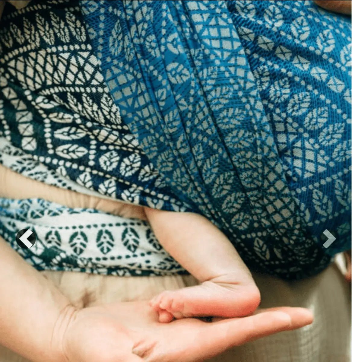 Peacocks Tail Sea Angel Woven Wrap