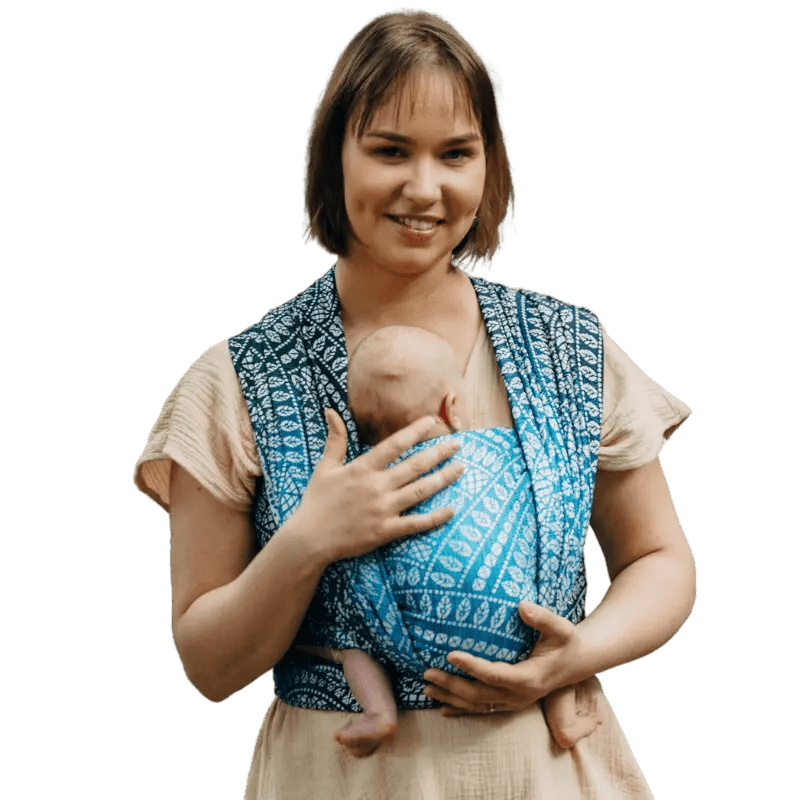 Peacock's Tail Sea Angel Woven Wrap by LennyLamb - Woven WrapLittle Zen One5907557780292