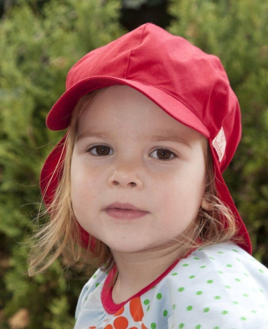 Pickapooh Organic Cotton UV Sun Hat: Felix Red - Baby Carrier AccessoriesLittle Zen One4147712446