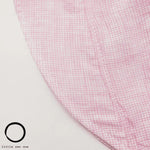 Pink Check Linen Infant and Toddler UPF50+ Sun Protection Bonnet - Baby Carrier AccessoriesLittle Zen One628185436706