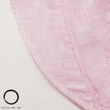 Pink Check Linen Infant and Toddler UPF50+ Sun Protection Bonnet - Baby Carrier AccessoriesLittle Zen One628185436706