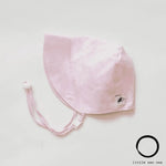 Pink Oxford Cotton Infant and Toddler UPF50+ Sun Protection Bonnet - Baby Carrier AccessoriesLittle Zen One628185032403
