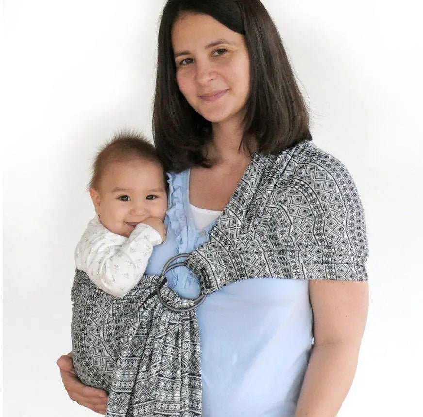 Prima Black and White DidySling Ring Sling