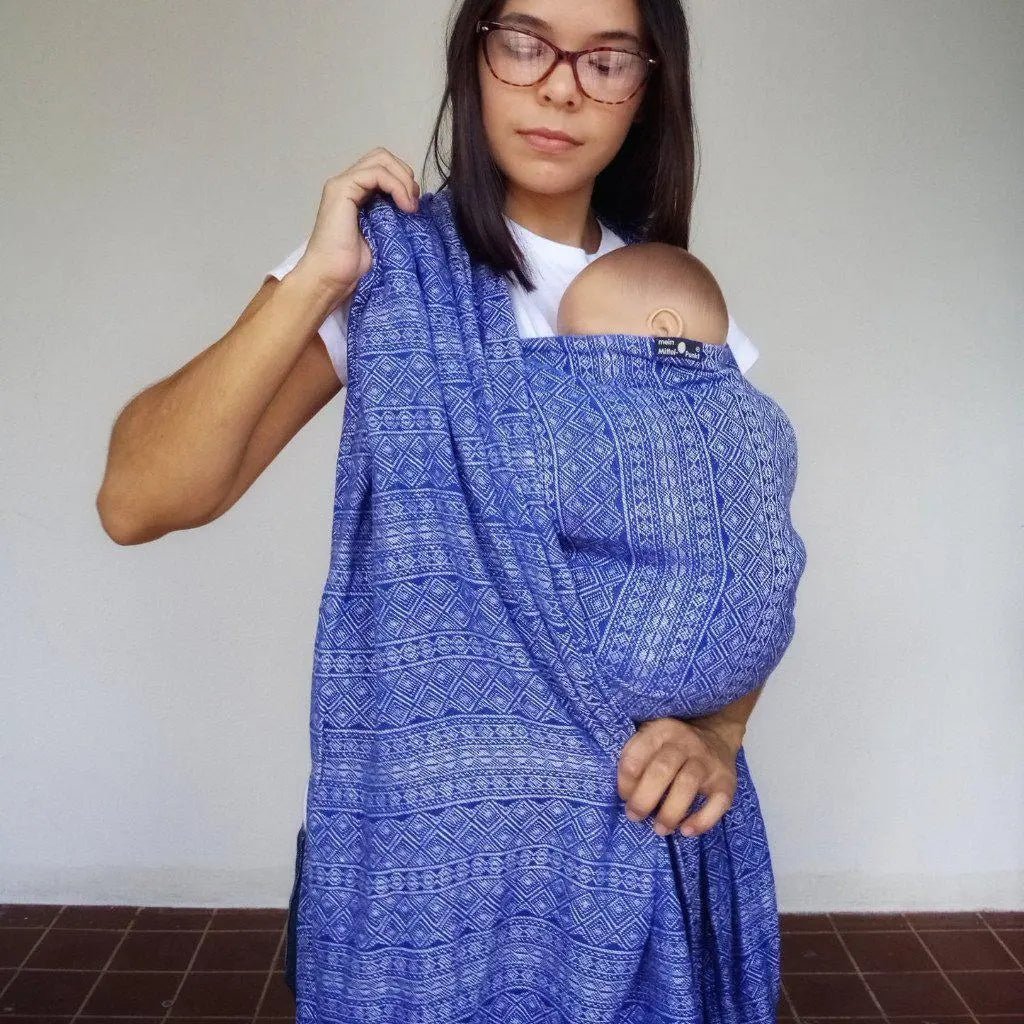 Prima Cornflower Hemp Woven Wrap