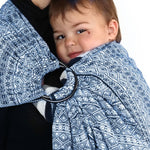 Prima Dark Blue and White DidySling Ring Sling