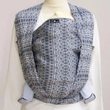 Prima Dark Blue and White Woven Wrap by Didymos - Woven WrapLittle Zen One33730517