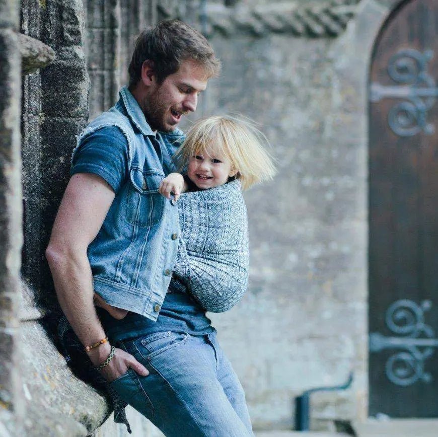 Prima Dark Blue and White Woven Wrap by Didymos - Woven WrapLittle Zen One33730517