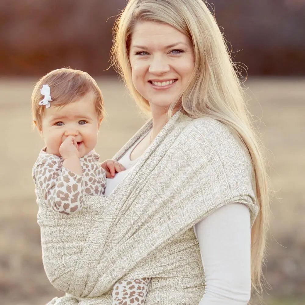 小物 traditionalwhetherwearFOLDINGBAMBOOMINI Prima Natural Woven Wrap by Didymos - Little Zen One