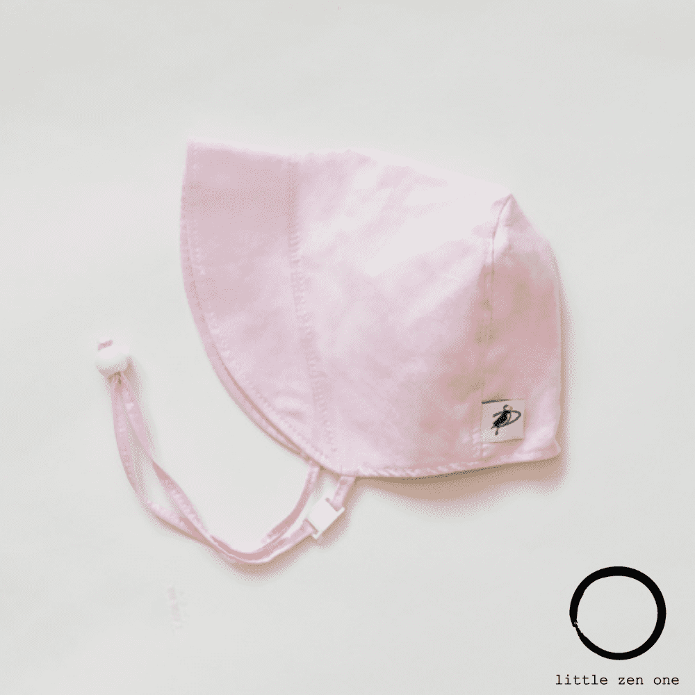 Puffin Gear Pink Oxford Cotton Bonnet - Baby Carrier AccessoriesLittle Zen One628185032403