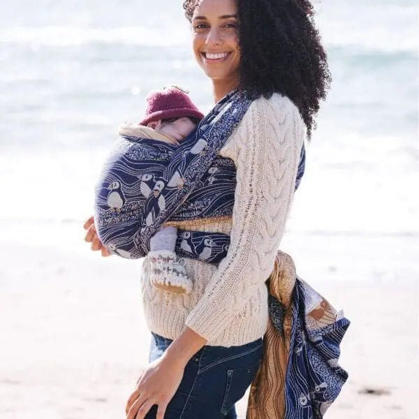 Puffins Arisaig Woven Wrap