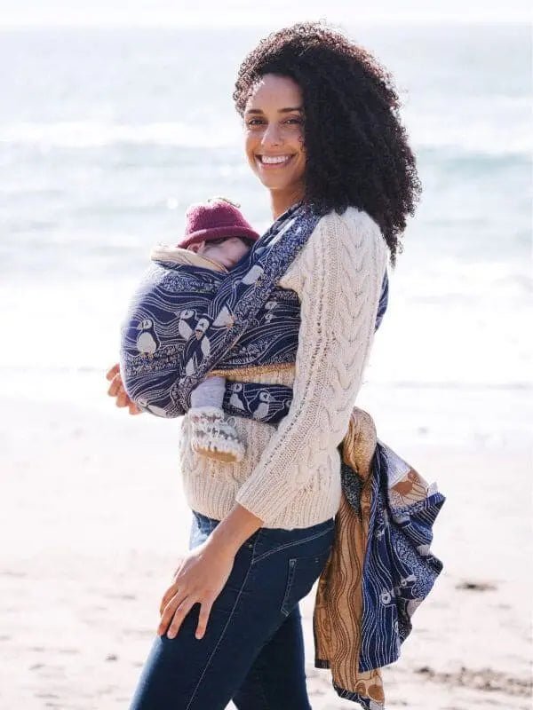 Puffins Arisaig Woven Wrap by Oscha - Woven WrapLittle Zen One111117705