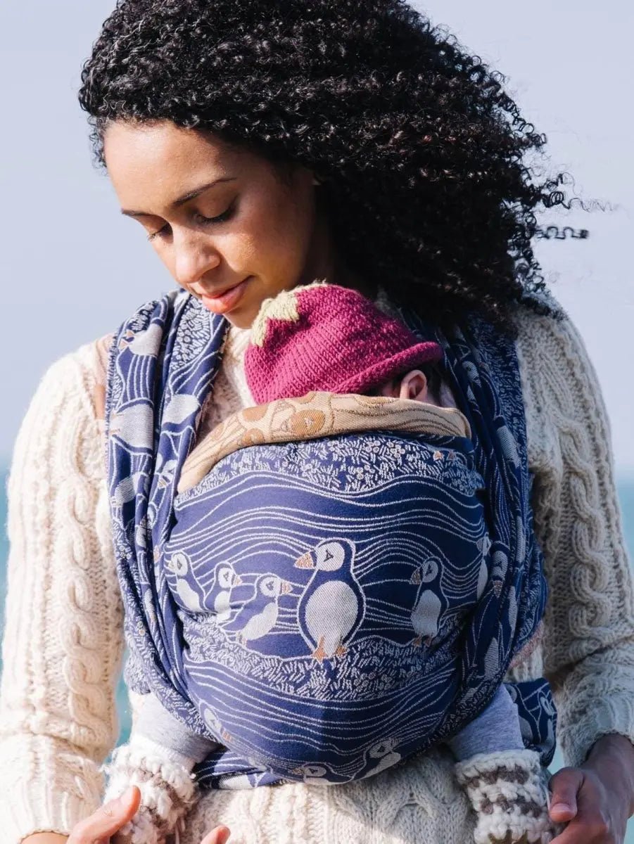 Puffins Arisaig Woven Wrap by Oscha - Woven WrapLittle Zen One111117705