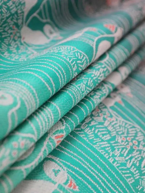 Puffins Shoaling Woven Wrap