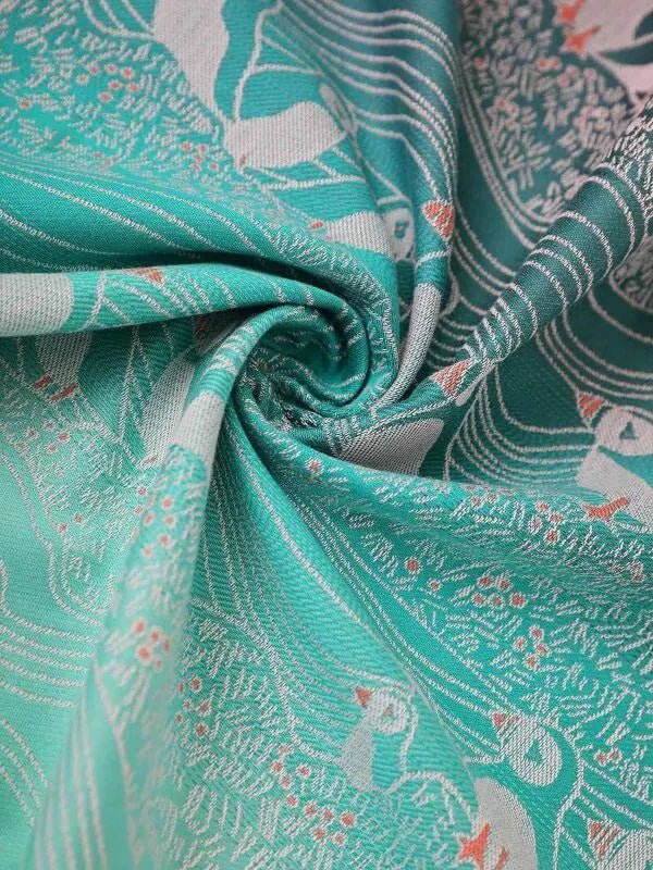 Puffins Shoaling Woven Wrap