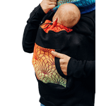 Rainbow Lotus Babywearing Sweatshirt 3.0 by LennyLamb - Babywearing OuterwearLittle Zen One