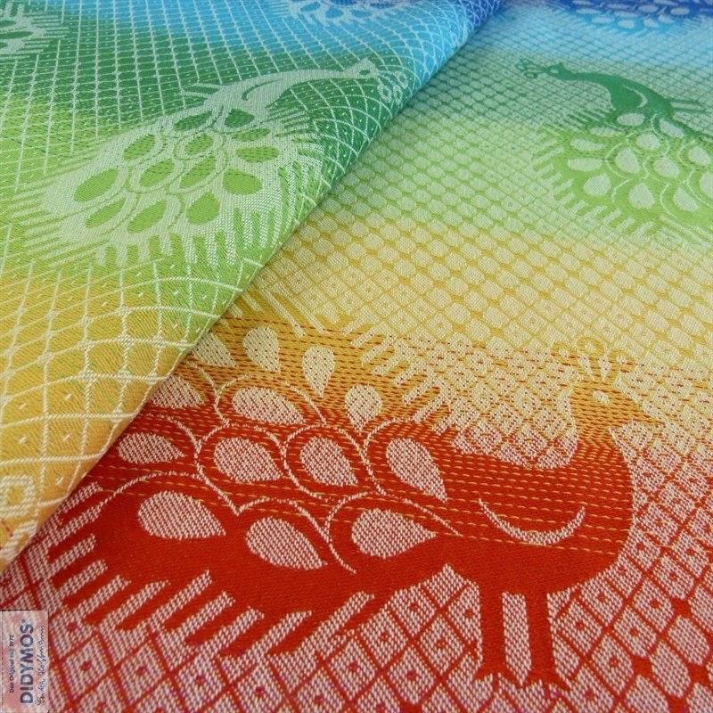 Rainbow Pfau Woven Wrap by Didymos - Woven WrapLittle Zen One4136305244