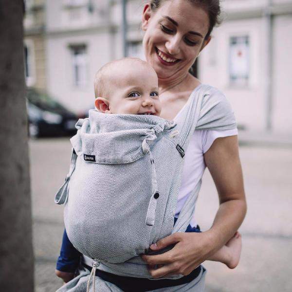 Silver DidyKlick by Didymos - Half Buckle CarrierLittle Zen One4048554841652