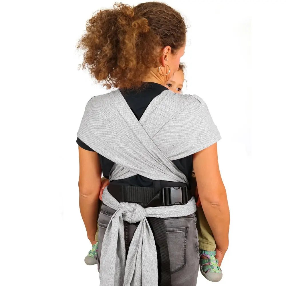 Silver Toddler Didyklick 4u Half Buckle by Didymos - Half Buckle CarrierLittle Zen One4048554841621