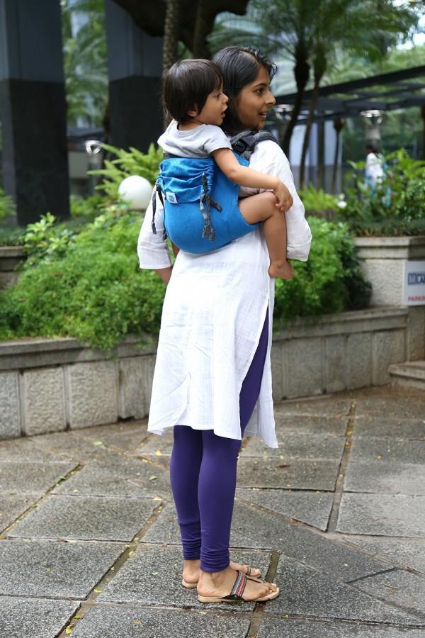 Soul Slings Onbuhimo Frozen linen - OnbuhimoLittle Zen One