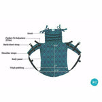 Soul Slings Onbuhimo Peppermint linen - OnbuhimoLittle Zen One