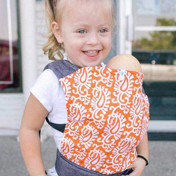 Soul Slings Orange Pop Doll Buckle Carrier - Baby Carrier AccessoriesLittle Zen One