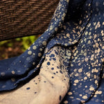 Sparkle Gold Linen Woven Wrap