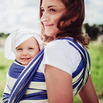 Stripes Blue Woven Wrap