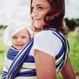 Stripes Blue Woven Wrap
