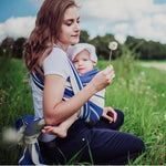 Stripes Blue Woven Wrap