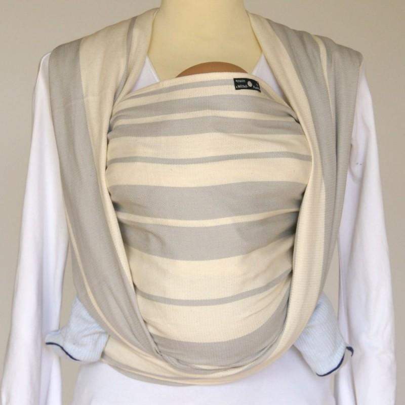 Stripes Grey Woven Wrap by Didymos - Woven WrapLittle Zen One4048554398026