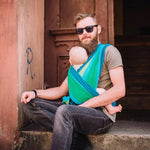 Stripes Iris Woven Wrap by Didymos - Woven WrapLittle Zen One4048554308025