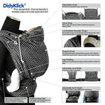 Summer Mosaic DidyKlick by Didymos - Half Buckle CarrierLittle Zen One4136305149
