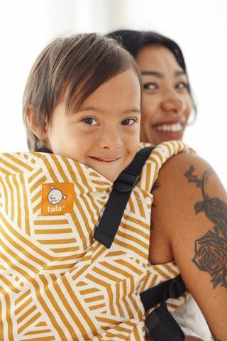 Sunset Stripes Tula Toddler Carrier - Buckle CarrierLittle Zen One4144071354