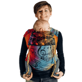 Symphony Rainbow Dark Toddler Wrap Tai Mei Tai