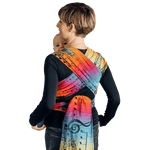 Symphony Rainbow Dark Toddler Wrap Tai Mei Tai