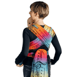 Symphony Rainbow Dark Toddler Wrap Tai Mei Tai