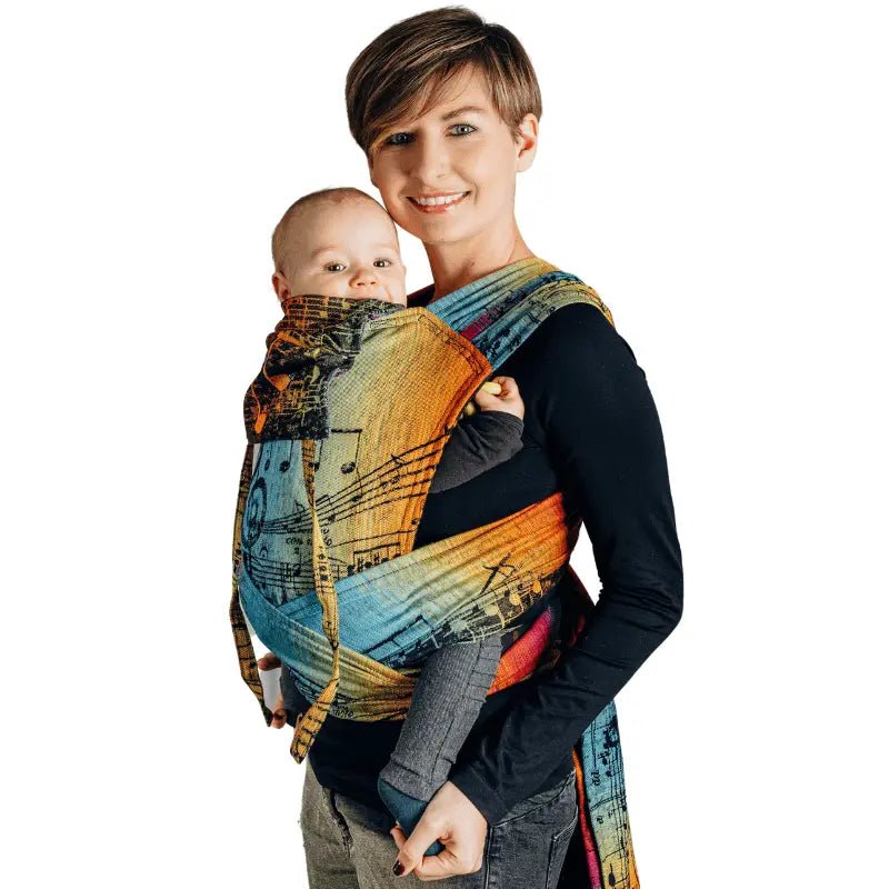 Symphony Rainbow Dark Wrap - Tai Mei Tai by LennyLamb - Mei TaiLittle Zen One5901769645868