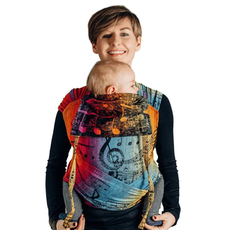 Symphony Rainbow Dark Wrap - Tai Mei Tai by LennyLamb - Mei TaiLittle Zen One5901769645868